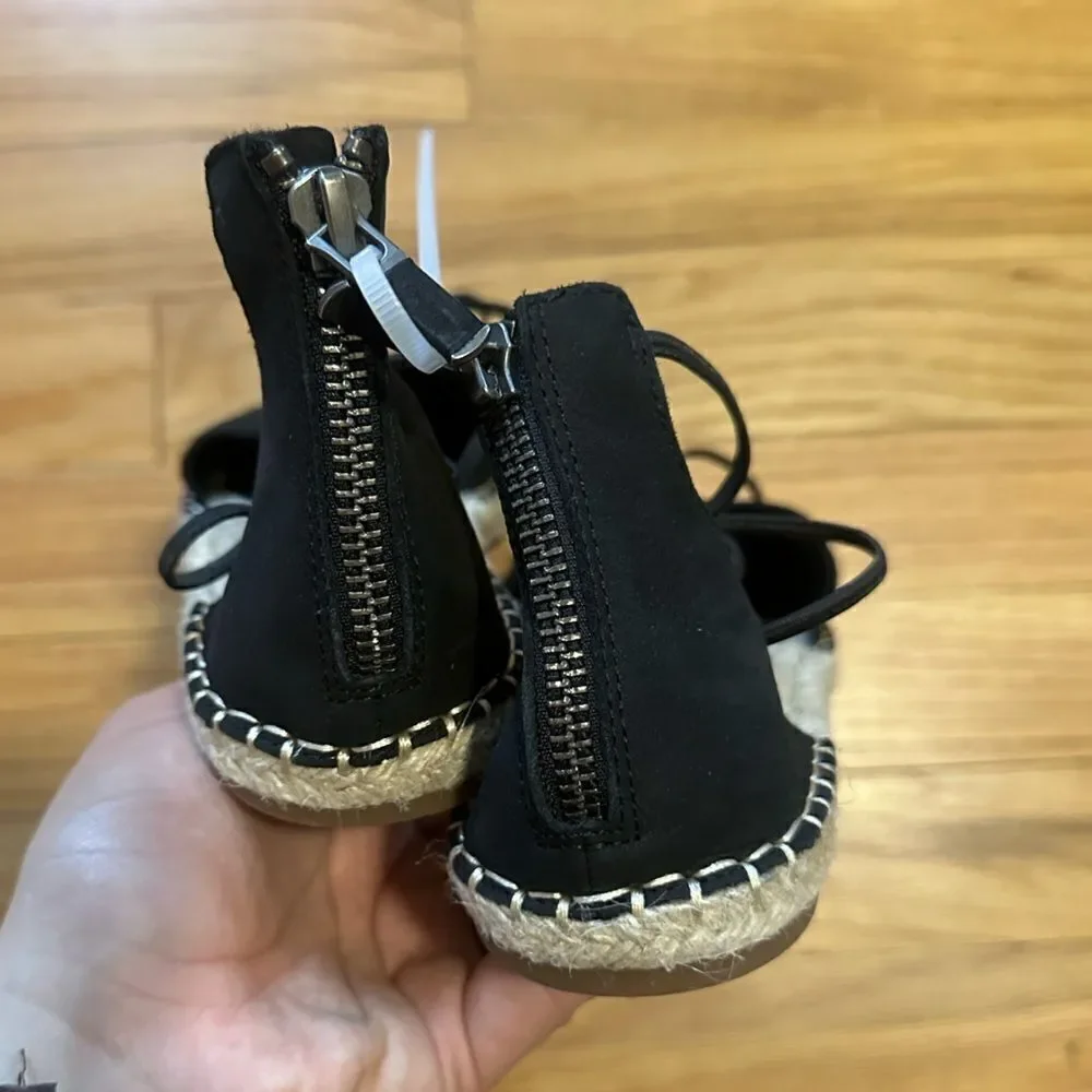 Eileen Fisher | Lace Leather Espadrille